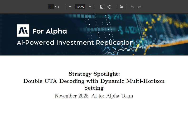CTA Horizon Style Decomposition